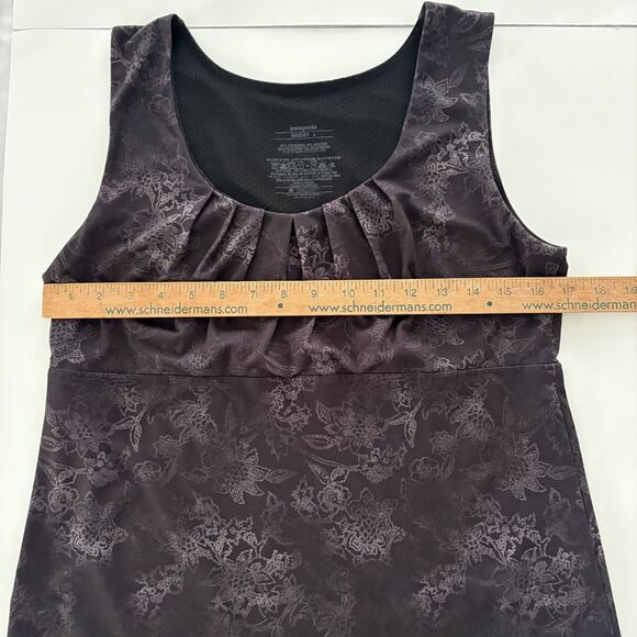Patagonia Black Floral Tank Top - Picture 11 of 14